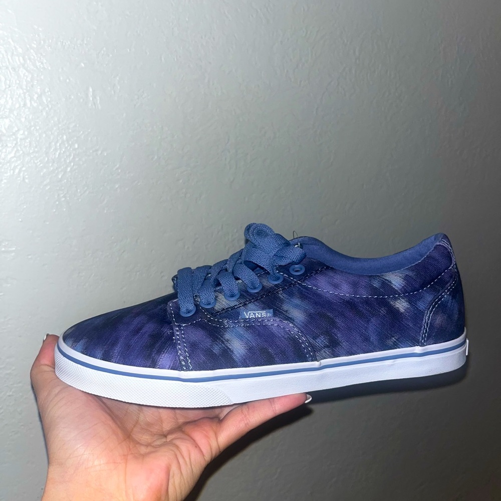Blue Watercolor Vans